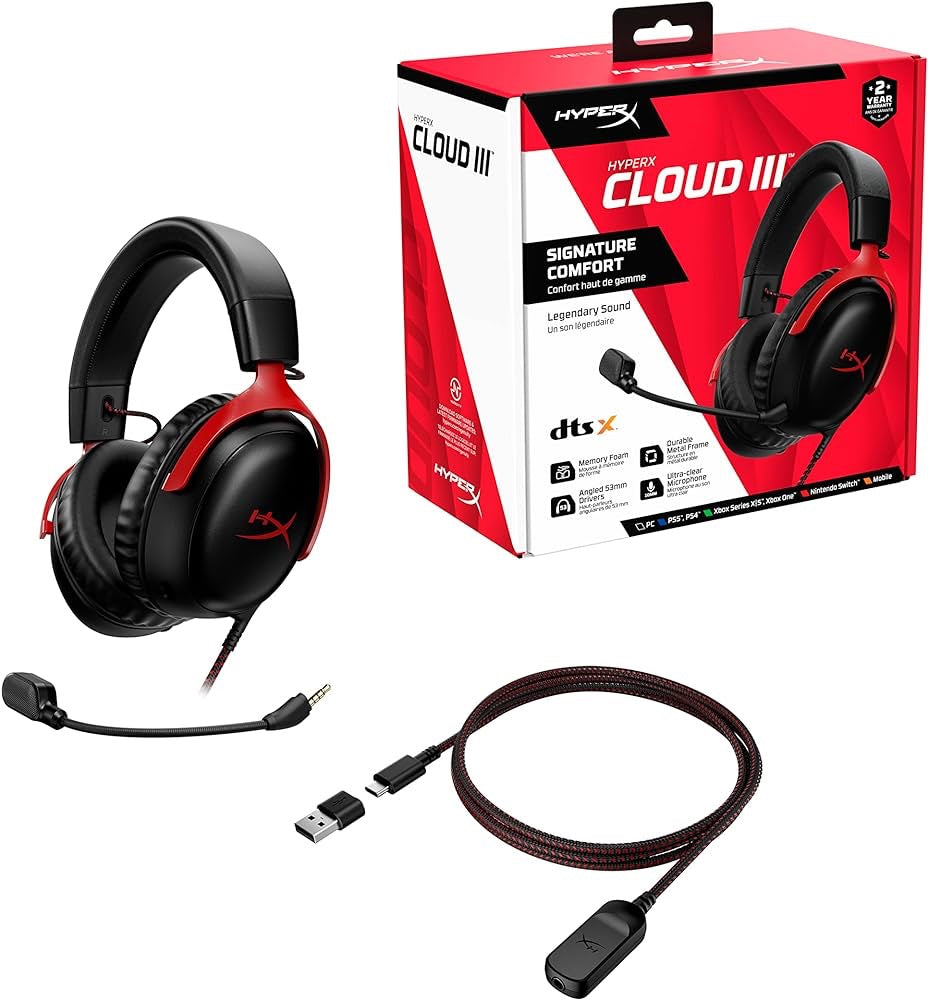 HyperX Cloud III Wireless - Gaming Headset